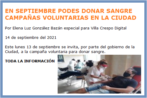 DONACION DE SANGRE Y PLASMA